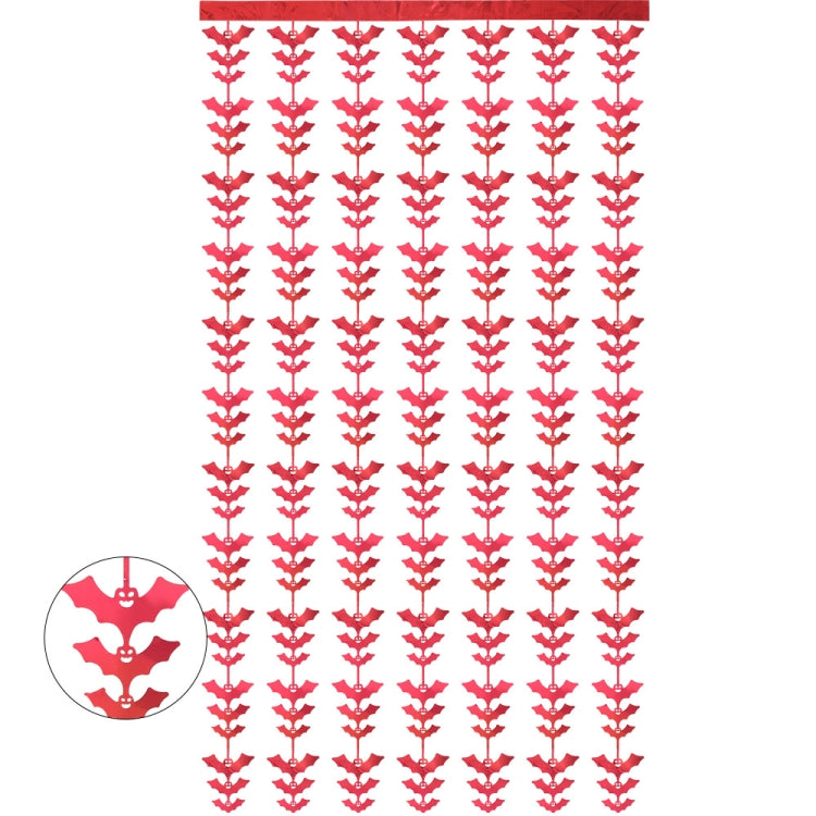 Halloween Decorative Bat String Flag Door Curtain Party Scene Layout Props