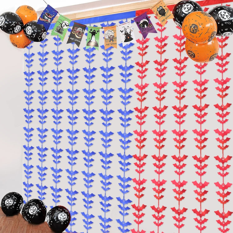 Halloween Decorative Bat String Flag Door Curtain Party Scene Layout Props