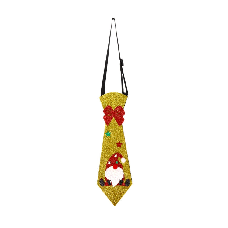 Christmas Children Cartoon Ties Holiday Party Performance Costume Props, Color: Christmas Dwarf