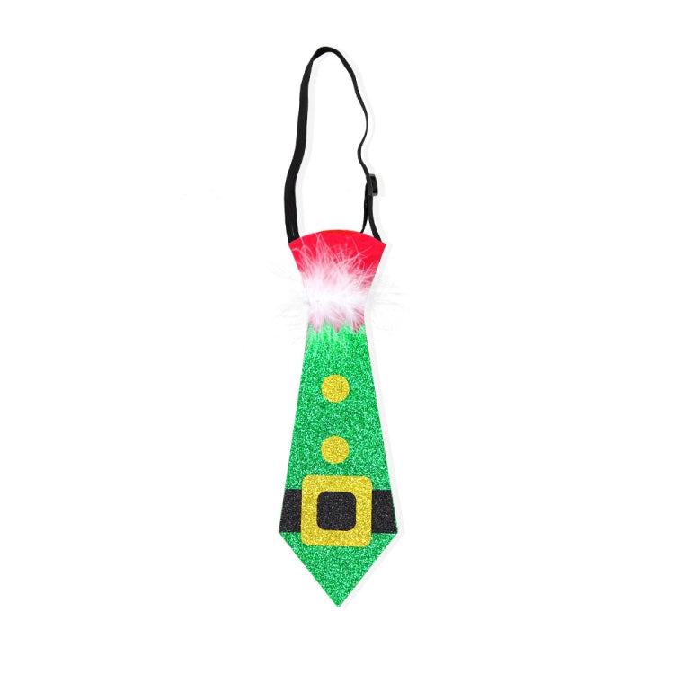 Christmas Children Cartoon Ties Holiday Party Performance Costume Props, Color: Elves Cloth