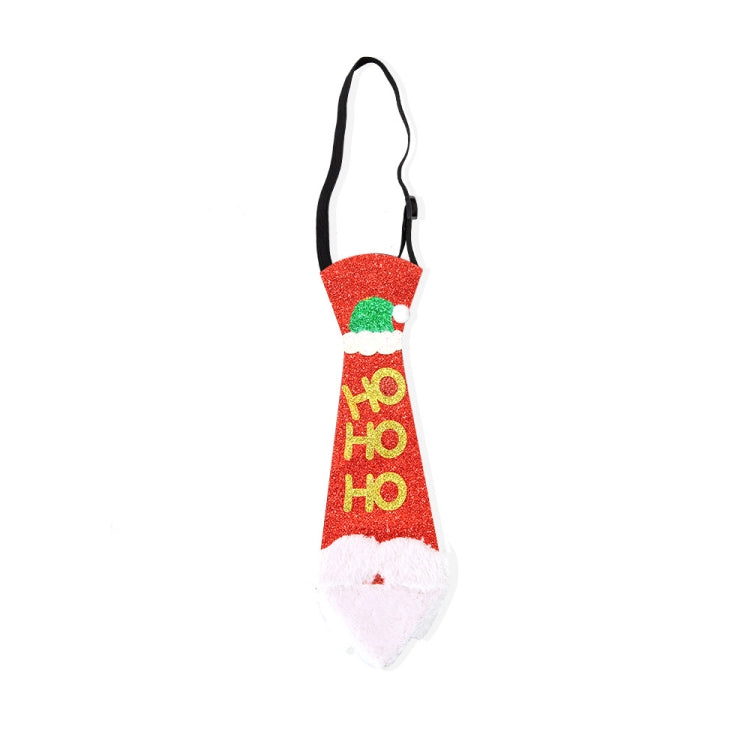 Christmas Children Cartoon Ties Holiday Party Performance Costume Props, Color: HOHO Beard
