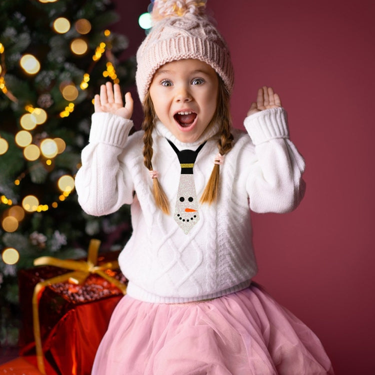 Christmas Children Cartoon Ties Holiday Party Performance Costume Props, Color: Red Belt