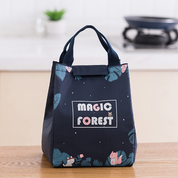 Lunch Thermal Bag Cooler Picnic Tote Food Bag Large Capacity  Insulated Storage Pack, Style: Little Fox Rabbit