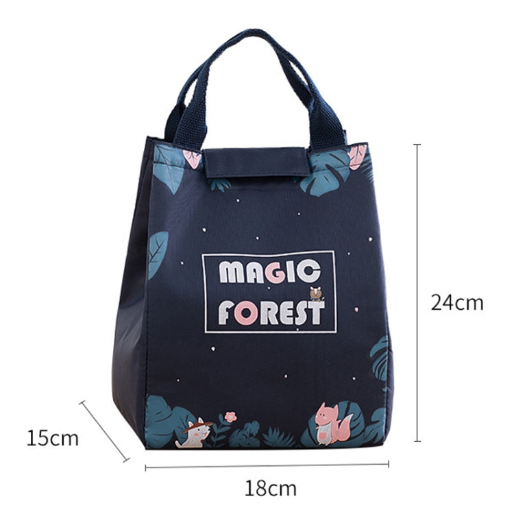 Lunch Thermal Bag Cooler Picnic Tote Food Bag Large Capacity  Insulated Storage Pack, Style: White Rabbit