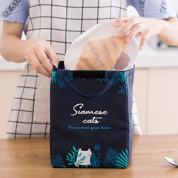 Lunch Thermal Bag Cooler Picnic Tote Food Bag Large Capacity  Insulated Storage Pack, Style: Lazy Bear Rabbit
