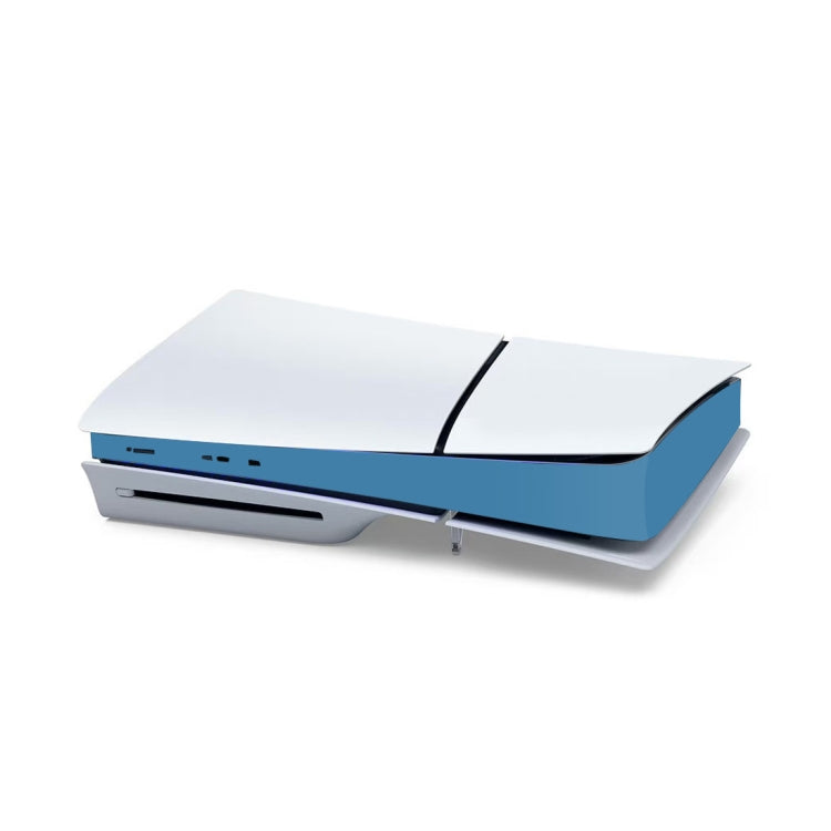 For PS5 Slim Console Middle Sticker Scratch Resistant Digital Optical Drive Version Universal Sticker, Color: Starlight Blue