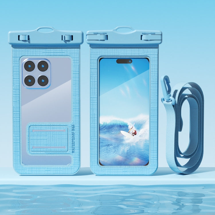 7.2 Inch Mobile Phone IPX8 30m Waterproof Bag with Finger Strap On The Back
