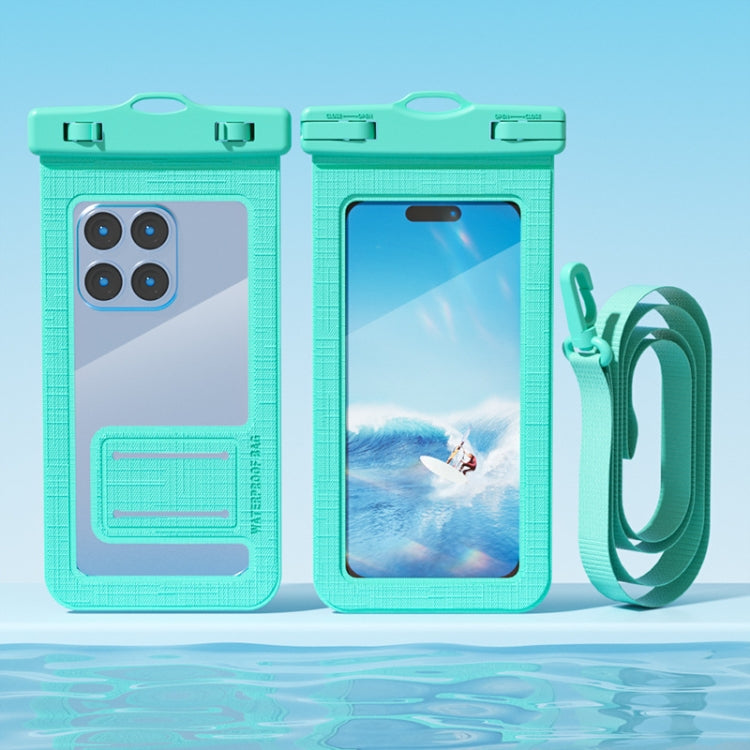 7.2 Inch Mobile Phone IPX8 30m Waterproof Bag with Finger Strap On The Back