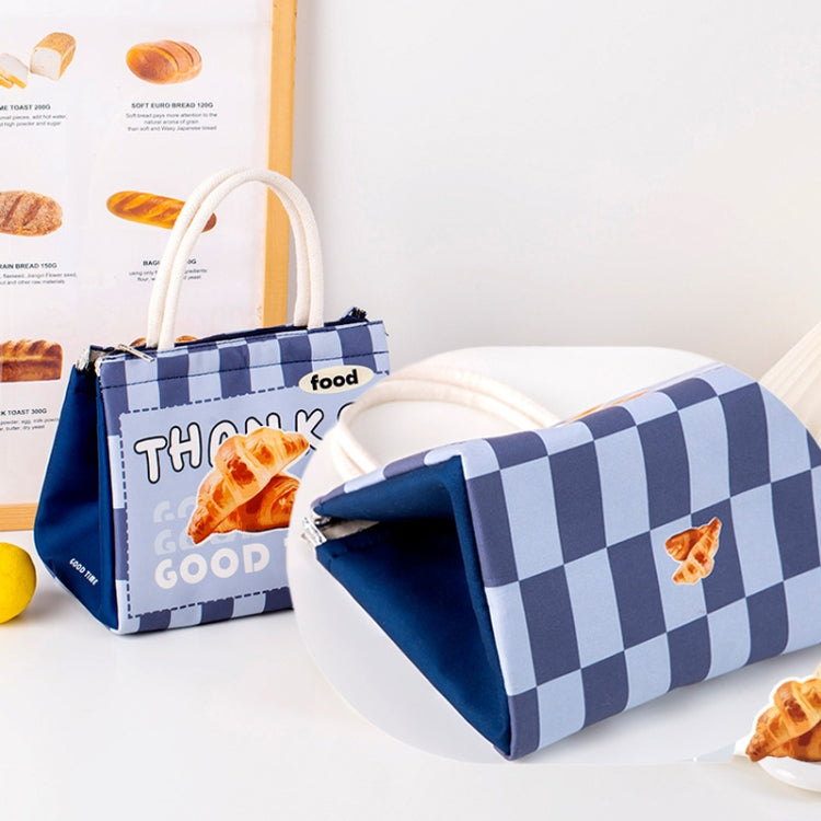 Cute Cartoon Portable Thermal Bento Bag Thickened Aluminum Film Insulation Lunch Box Storage Bag, Style: Yellow Dog