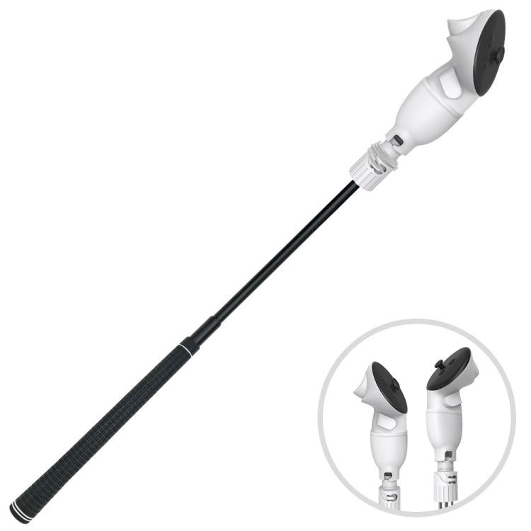 For Meta Quest 3S / 3 Controller Golf Club With Scale And Adjustable Length - White