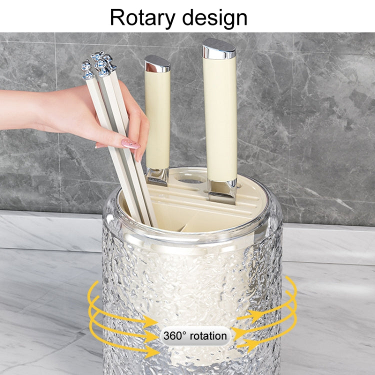 Kitchen Swivel Shelf Multifunctional Household Knife And Chopsticks Storage Rack