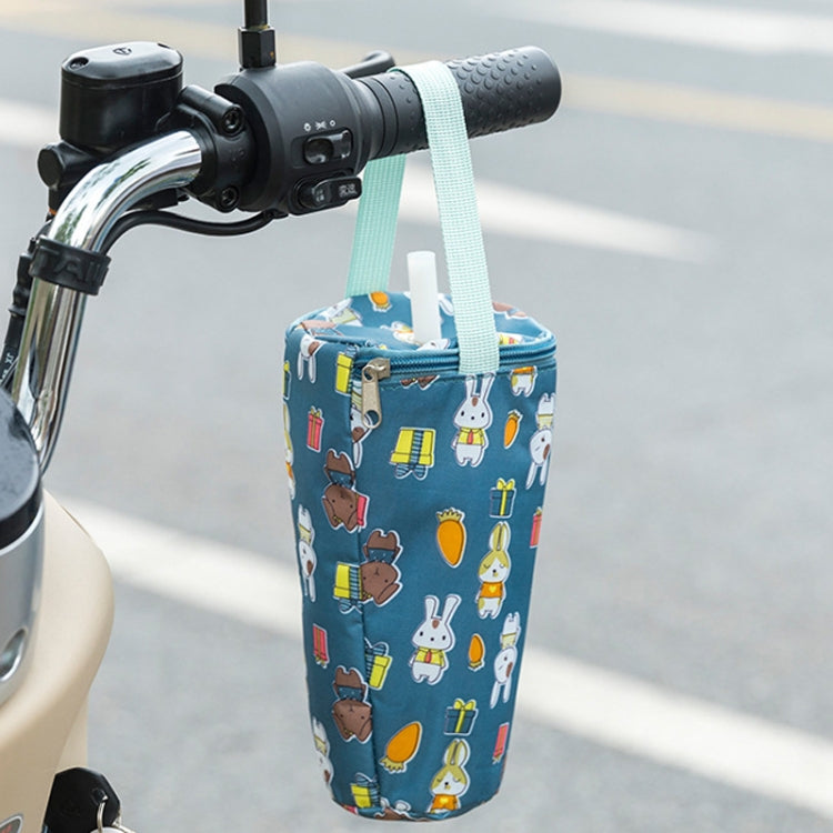 Portable Milk Tea Tote Bag Heat Preservation Eco-friendly Handbag Carrying Insulated Cup Cover, Style: Lemon