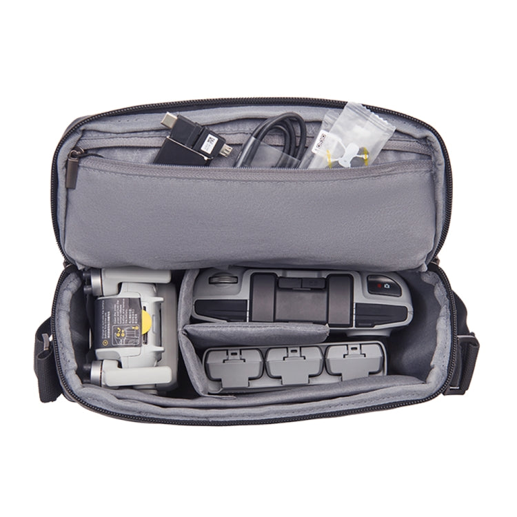 For DJI Mini 4K / Mini 2 SE / Mini 2 Portable Waterproof Shoulder Bag Messenger Bag - Black