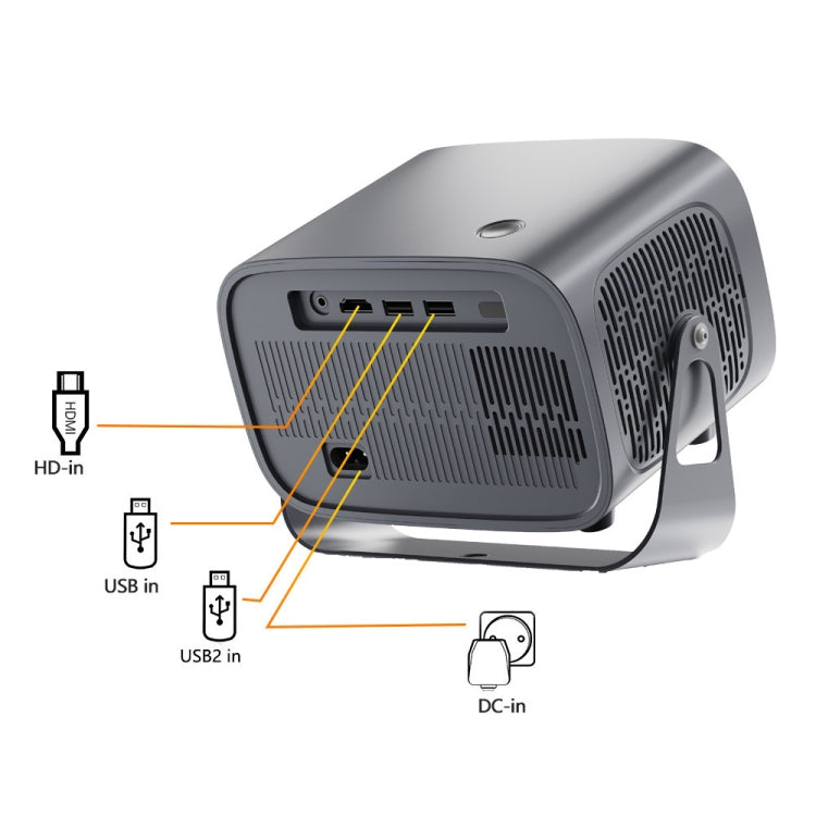 A10 4K Smart Android Portable Projector UK Plug