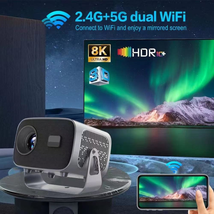 A10 4K Smart Android Portable Projector UK Plug