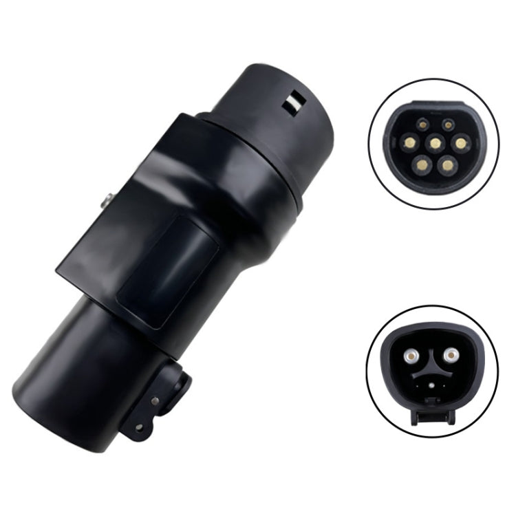 For Tesla-TYPE2 Electric Vehicle Charging Station Adapter Conversion Head - QYTZO-32-220V