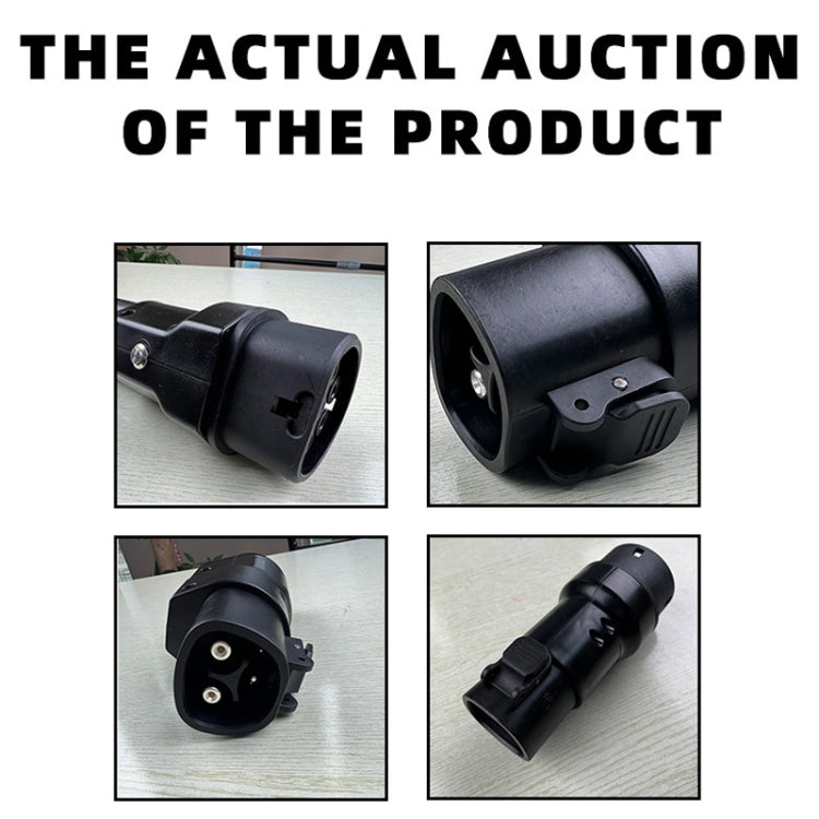 For Tesla-TYPE2 Electric Vehicle Charging Station Adapter Conversion Head - QYTZO-32-220V