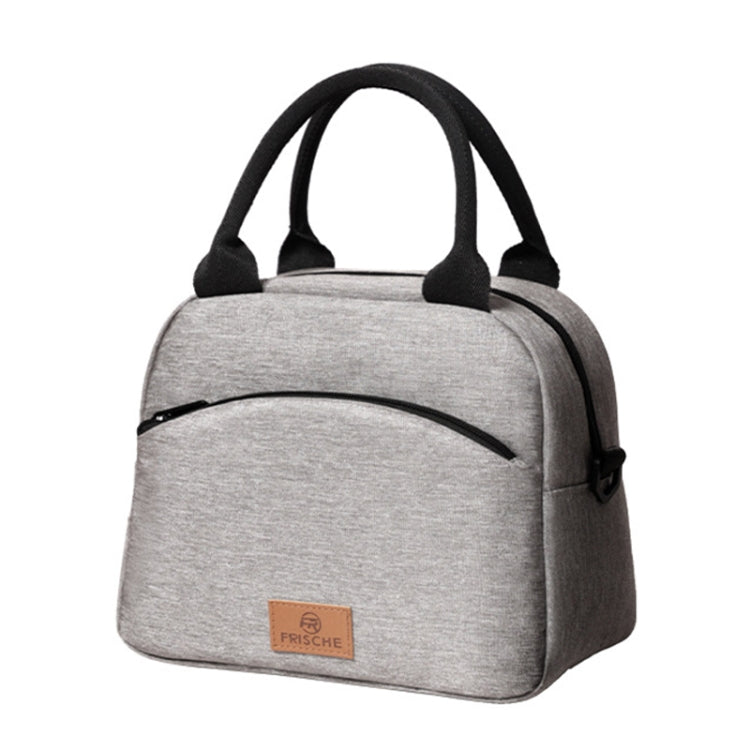 FRISCHE Portable Handheld Insulated Lunch Pack Outdoor Picnic Large Capacity Bento Bag
