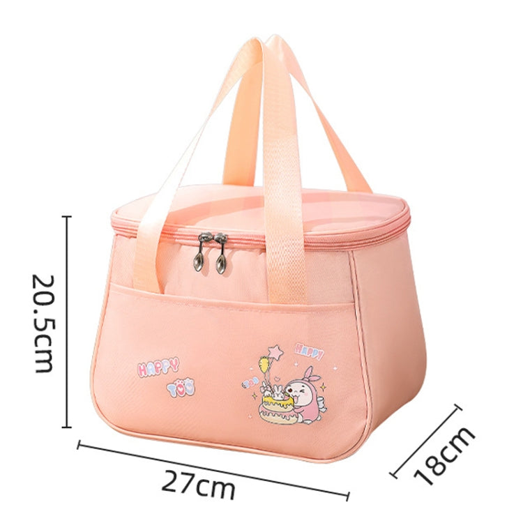 Portable Handheld Insulated Lunch Pack Outdoor Picnic Thicked Bento Bag
