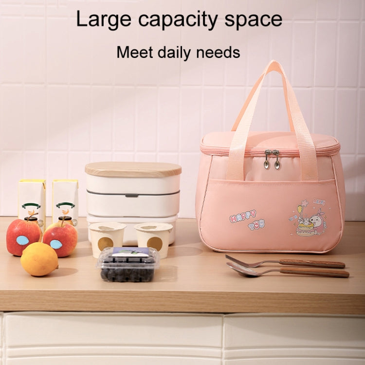 Portable Handheld Insulated Lunch Pack Outdoor Picnic Thicked Bento Bag