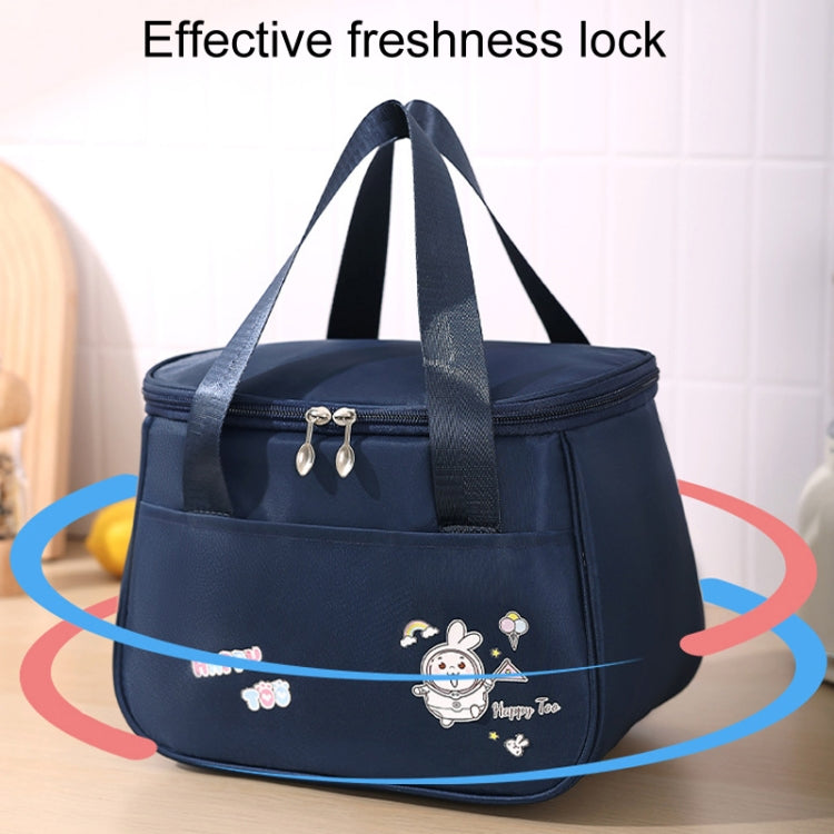 Portable Handheld Insulated Lunch Pack Outdoor Picnic Thicked Bento Bag