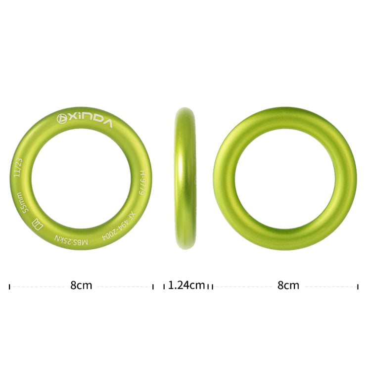 XINDA HH-9779 High-strength Seamless Outdoor Rock Climbing Equipment Connecting Ring - 25kN