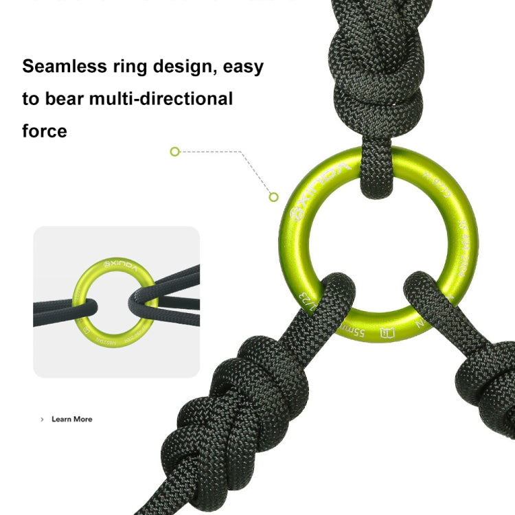XINDA HH-9779 High-strength Seamless Outdoor Rock Climbing Equipment Connecting Ring - 25kN