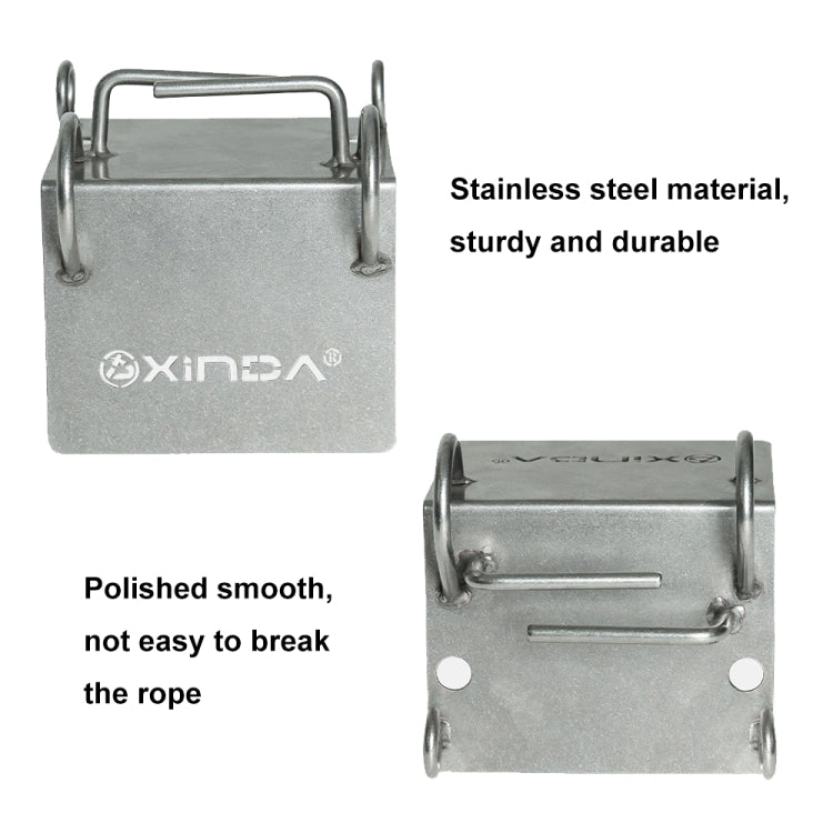 XINDA HH-9784 H-series Rope Guards High-altitude Work Rope Protector - Stainless Steel
