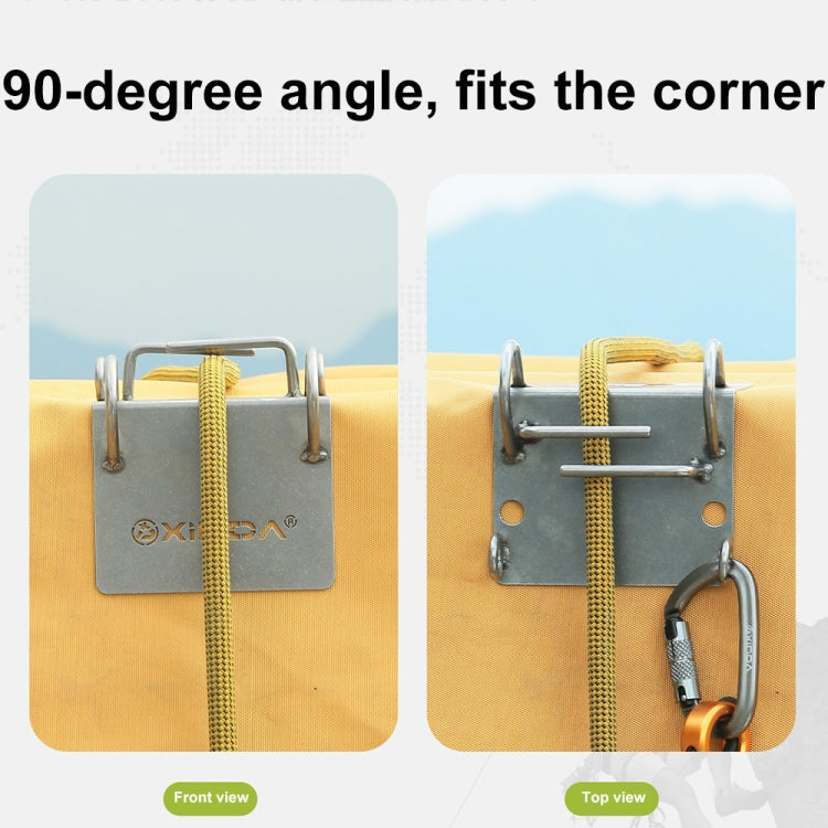 XINDA HH-9784 H-series Rope Guards High-altitude Work Rope Protector - Stainless Steel