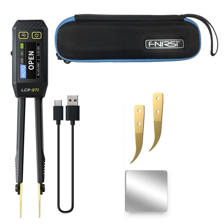 FNIRSI Digital Tweezers Resistor Capacitor Component Test Multimeter - LCR-ST1