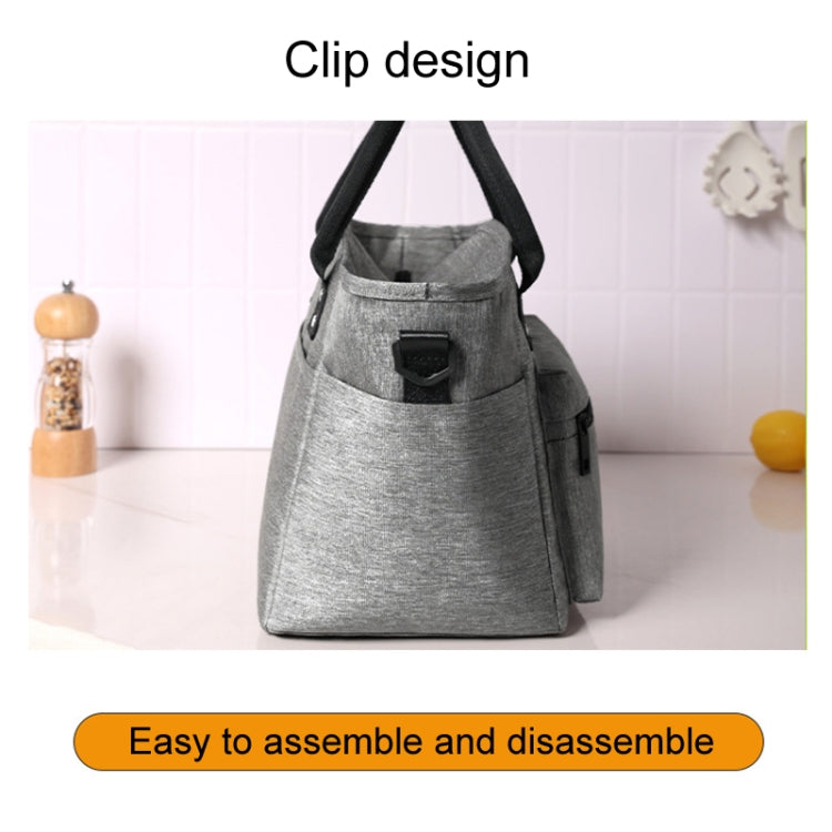 FRISCH Portable Handheld Insulated Lunch Pack Outdoor Picnic Thicked Bento Bag