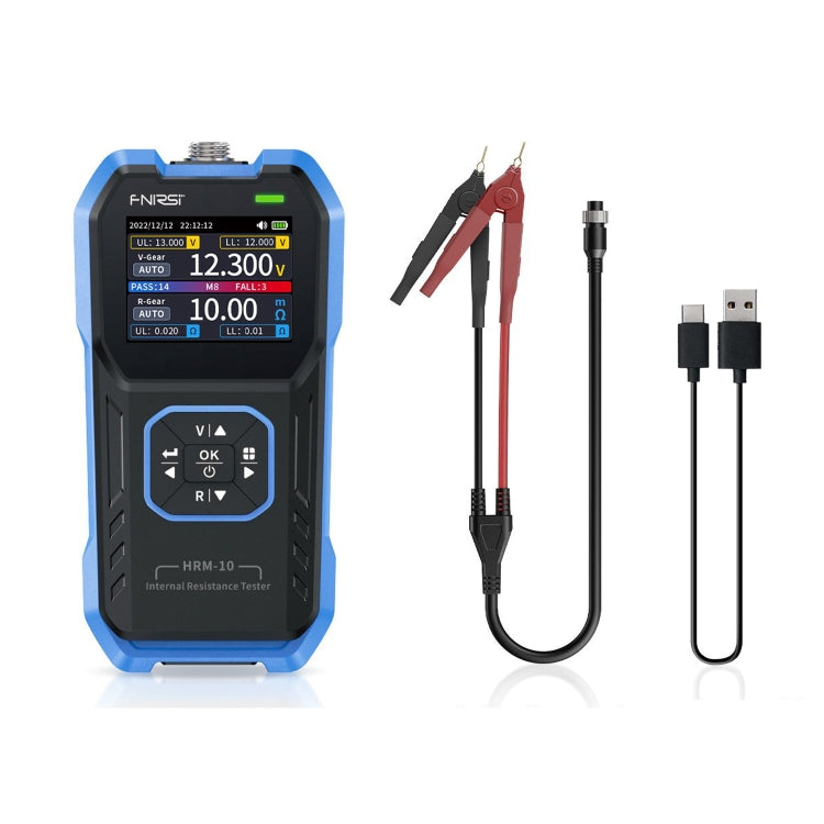 FNIRSI 18650 Lithium Battery Internal Resistance Voltage Measuring Instrument - HRM-10