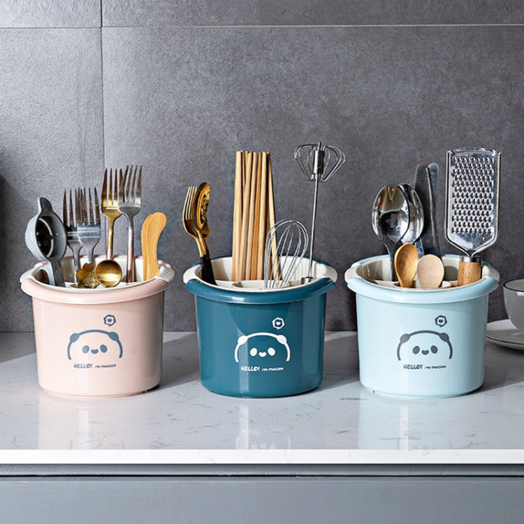 Multifunctional Household Chopsticks Spoon Storage Rack Double-layer Kitchen Drain Holder