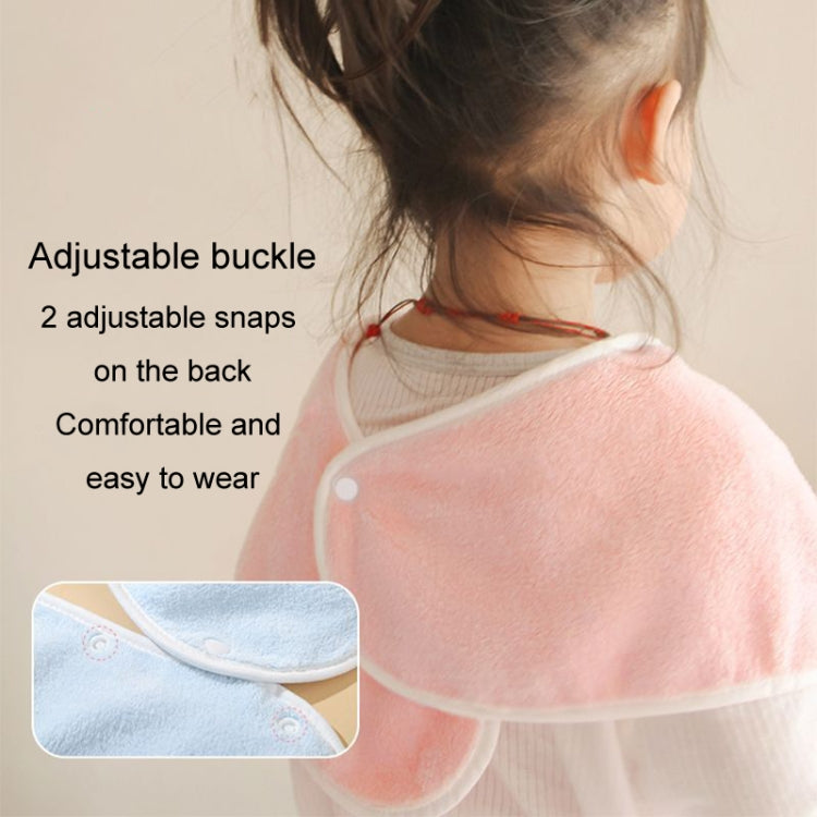 Children Wash Towel Brushing Baby Bib Not Wetsuit Multifunctional Facial Washing Towel, Color: Blue Car