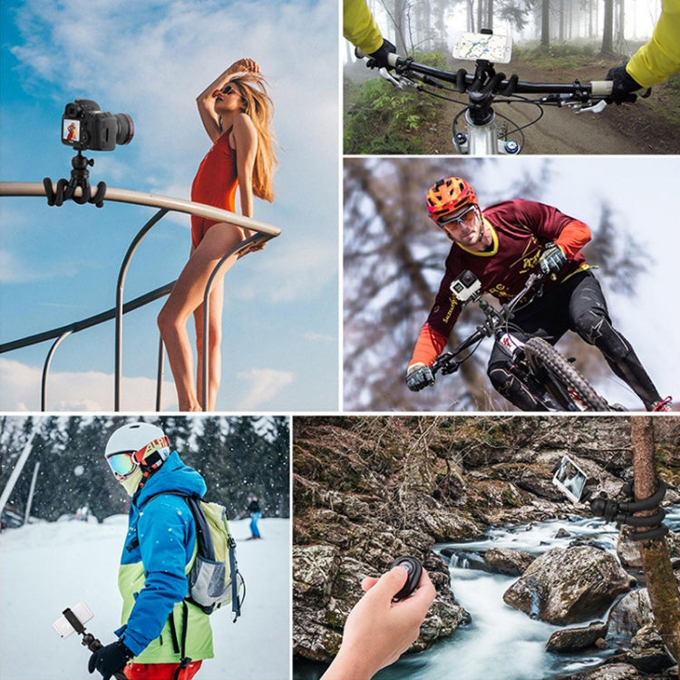 Octopus Fish Silicone Camera Tripod Desktop Folding Stand Single Tripod