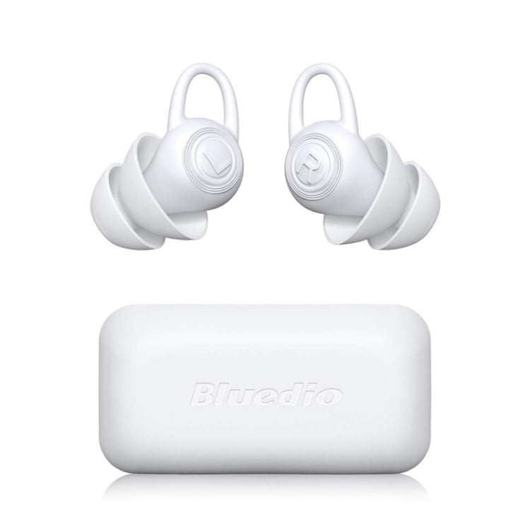Bluedio NE Sleeping Silicone Earplugs Noise Reducing Soundproofing Earplugs With Storage Case - White
