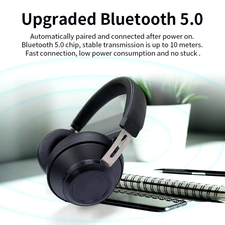 BT5 Bluetooth 5.0 Headband Headset - Black