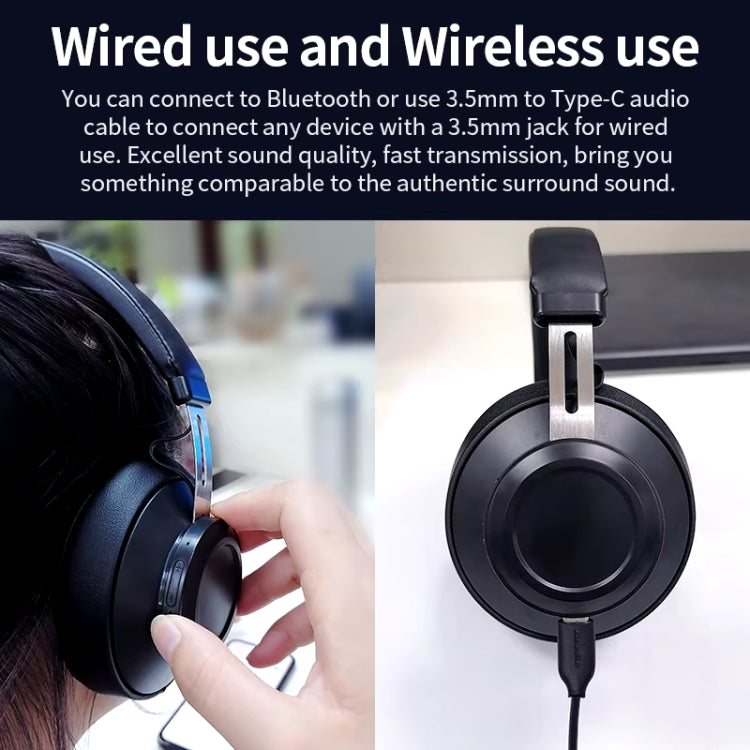 BT5 Bluetooth 5.0 Headband Headset - Black