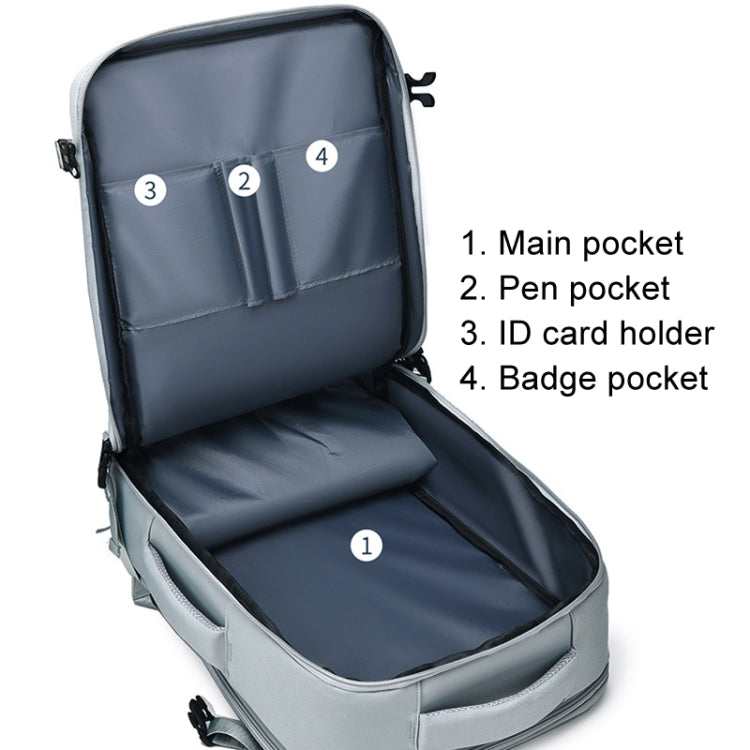 WEIXIER B722 Simple Style Large Capacity Travel Multifunctional Backpack