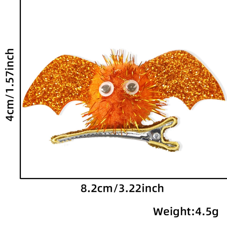 1pair Halloween Bat Hairpin Children Costume Headdress