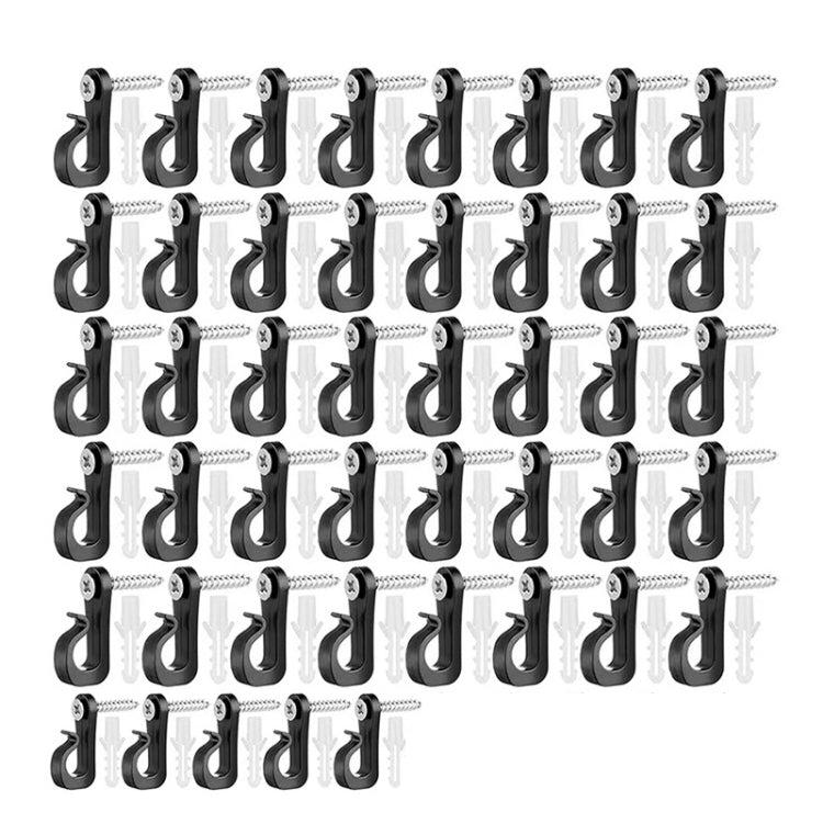 45pcs /Box Holiday Lights Hanger Hooks With Phillips Screw For Wire And Led Light