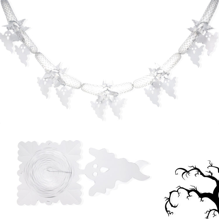 3m Halloween Honeycomb Garland Pendant Spider Bat Party Flag Scene Layout Props