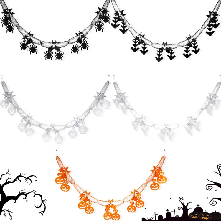3m Halloween Honeycomb Garland Pendant Spider Bat Party Flag Scene Layout Props