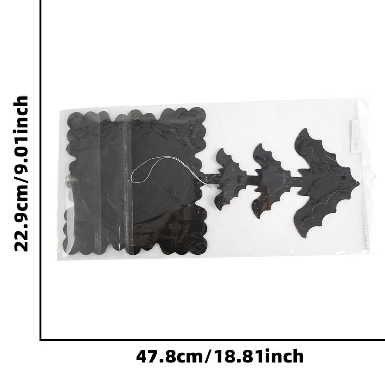 3m Halloween Honeycomb Garland Pendant Spider Bat Party Flag Scene Layout Props