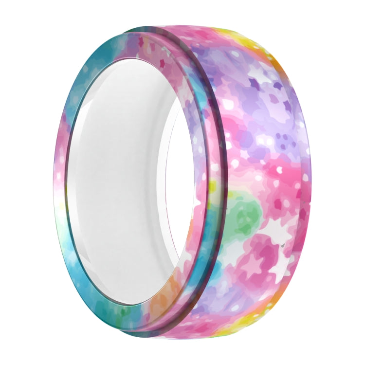 For Samsung Galaxy Ring / Oura Ring Silicone Elastic Printing Cover Scratch Resistant Case, Size: M