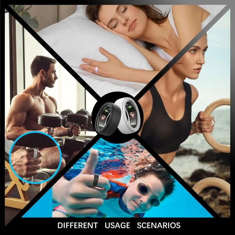 For Samsung Galaxy Ring / Oura Ring Silicone Solid Color Cover Scratch Resistant Case, Size: S