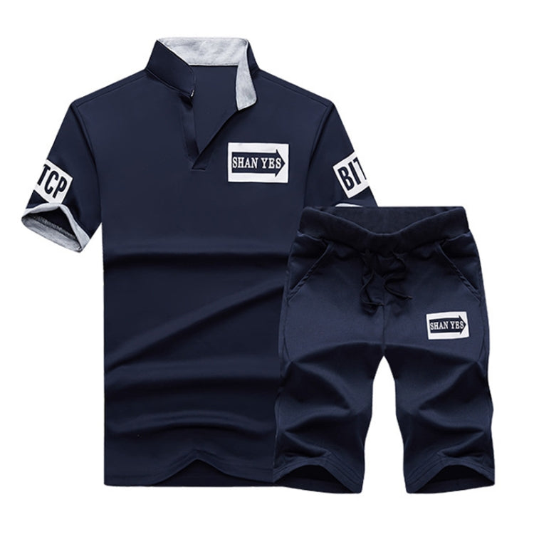 Summer Men T-Shirt Half-Sleeved Sports Suit, Size: XL
