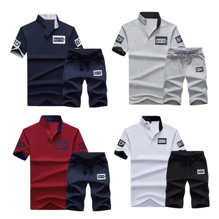 Summer Men T-Shirt Half-Sleeved Sports Suit, Size: XL