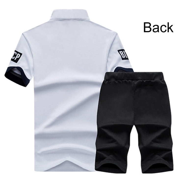 Summer Men T-Shirt Half-Sleeved Sports Suit, Size: L