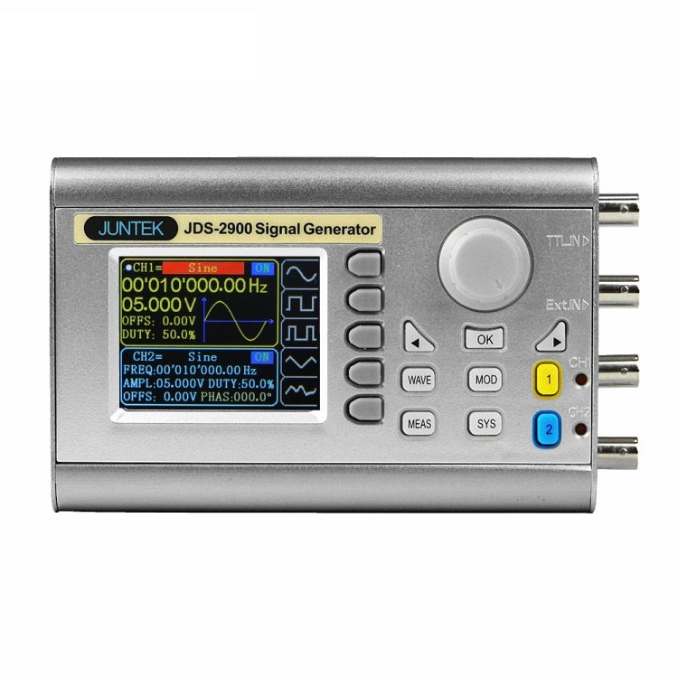 JUNTEK Programmable Dual-Channel DDS Function Arbitrary Waveform Signal Generator, Frequency: 40MHz